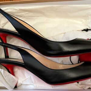 Christian Louboutin sling backs
